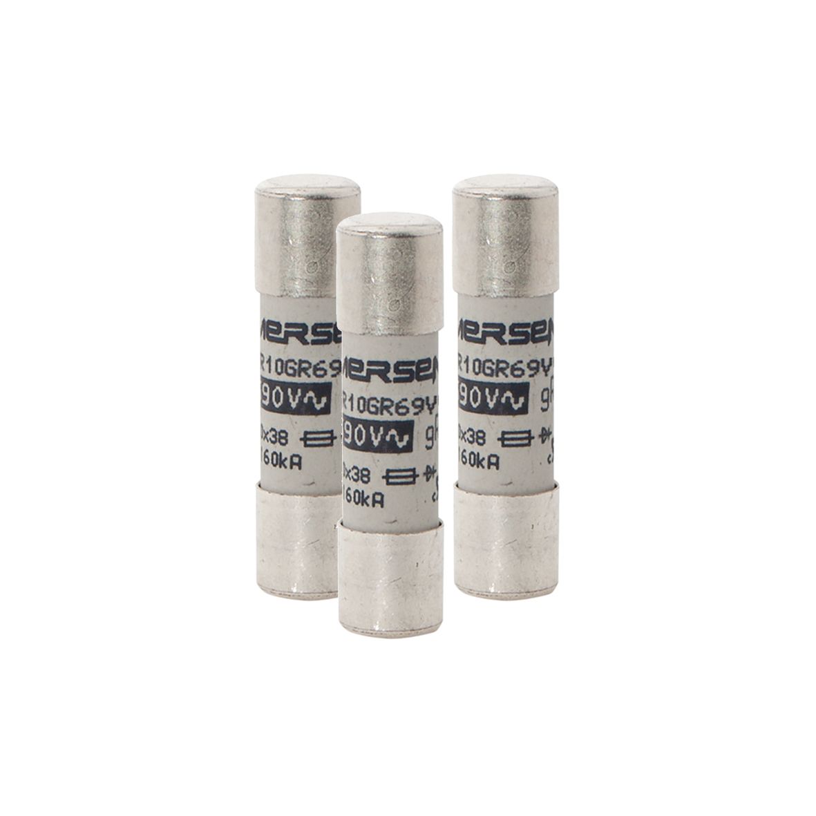 T1014570 - Cylindrical fuse-link gR 690VAC 10x38, 2,5A, without indicator